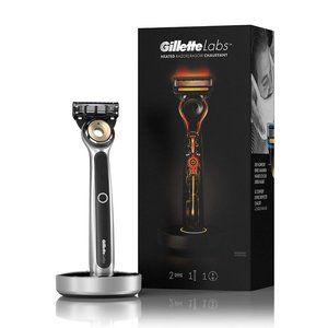 Gillette Heated Razor Deluxe Starter Shave Kit by GilletteLabs, ChargingDock